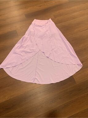 HALARA Lilac High-Low Wrap Skirt